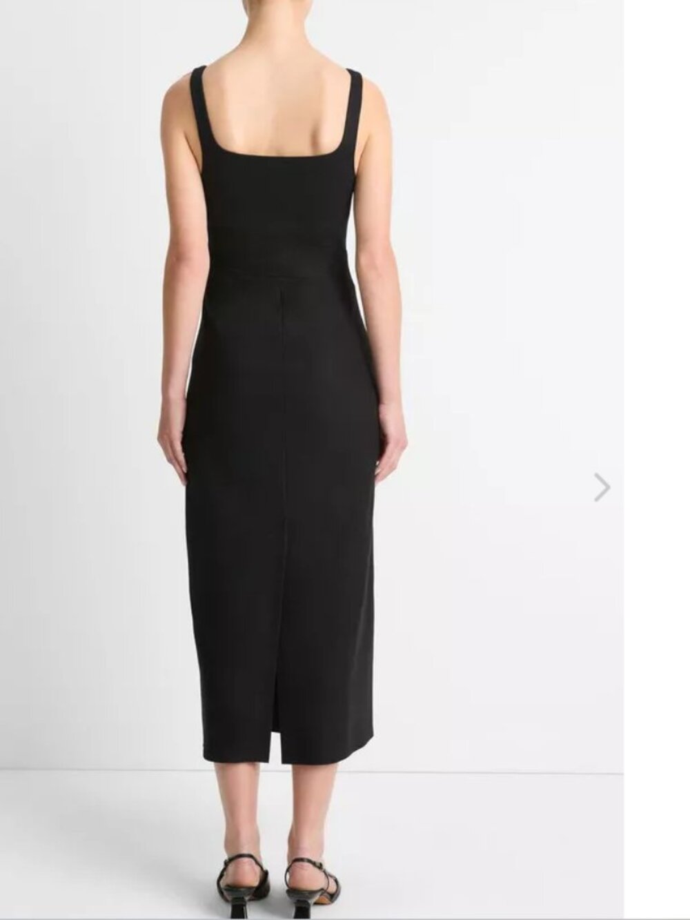NEW Vince Italian Wool-Blend Column Dress classic midi - Picture 4 of 8
